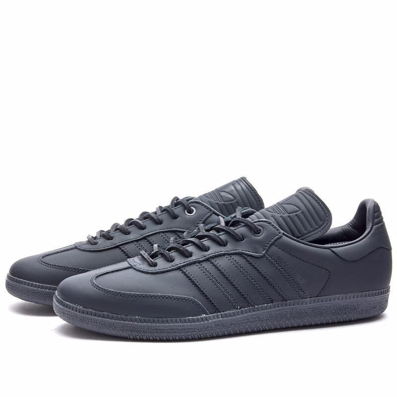 阿迪达斯 （adidas）新款男士运动板鞋 Humanrace Samba 时尚百搭柔软舒适支撑平底鞋 Grey 35.5