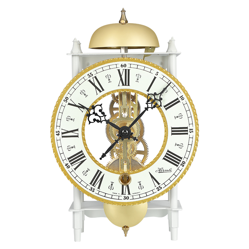 赫姆勒(hermle)机械钟德国原装进口台钟复古金属轻奢装饰客厅卧室书房
