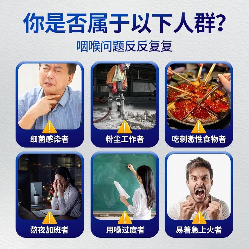 李时珍【官方直售】咽扁凝胶急慢性咽喉炎扁桃体发炎医用口干咳嗽痒正品 【3盒疗程装】93%客户所选