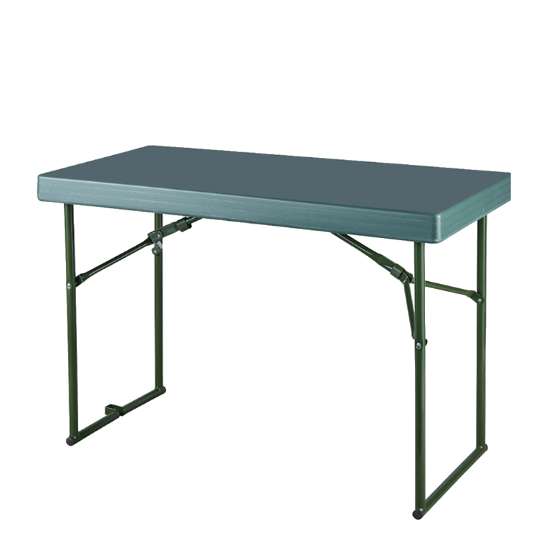 鲸伦户外加厚可折叠桌 广告宣传展业桌 便携式野餐摆摊折叠单桌110*55*75cm