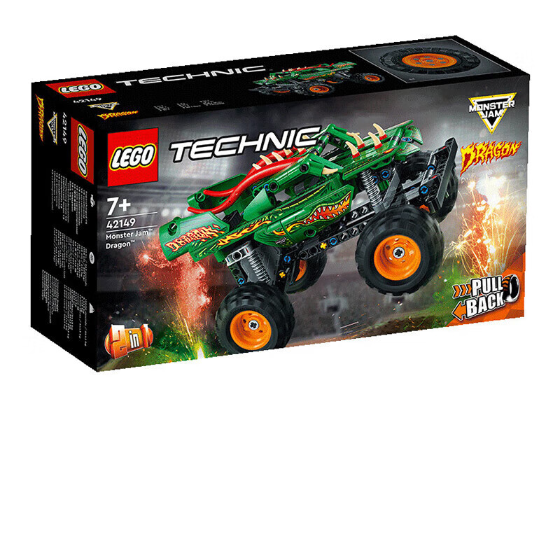 乐高（LEGO）积木机械组42149MonsterJam烈焰飞龙7岁+男孩儿童玩具生日礼物怎么看?