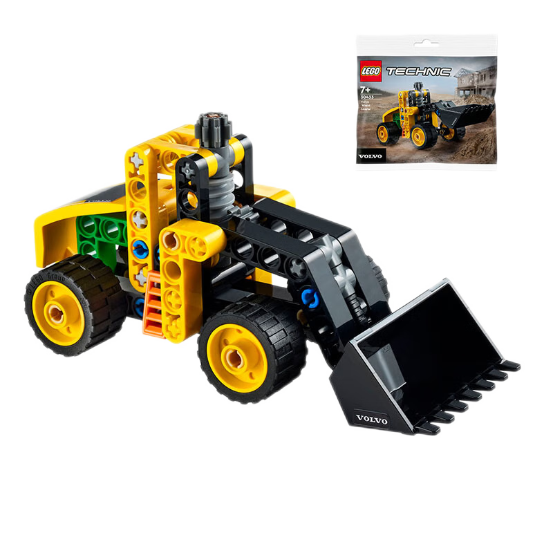 乐高（LEGO） 拼砌包 创意 机械 积木玩具 拼砌包 塑料袋包装 沃尔沃轮式装载机拼包