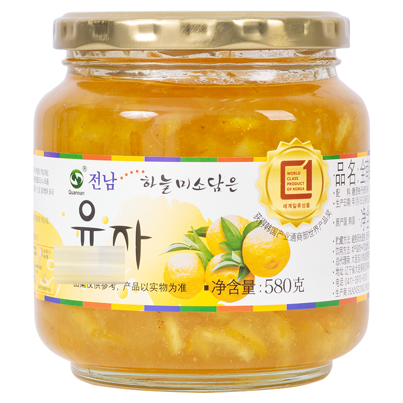 全南 蜂蜜柚子饮品 580g