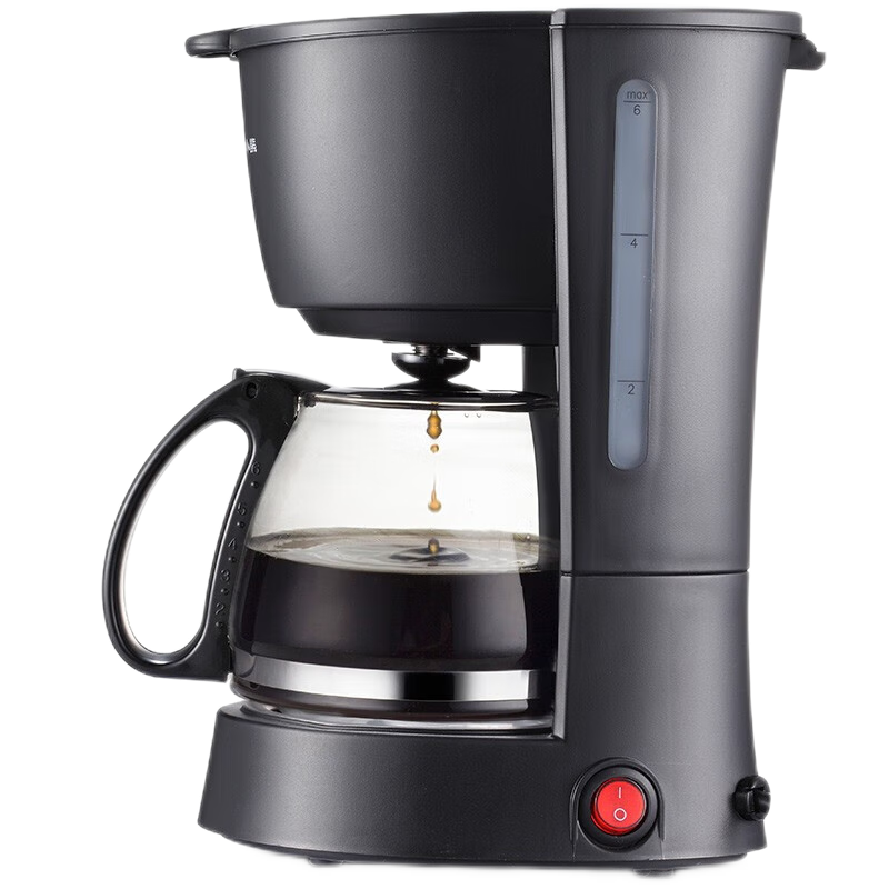小熊（Bear） 咖啡机家用美式全自动煮咖啡壶办公室煮茶器0.6升小型迷你滴漏式泡茶壶电热水壶 KFJ-403