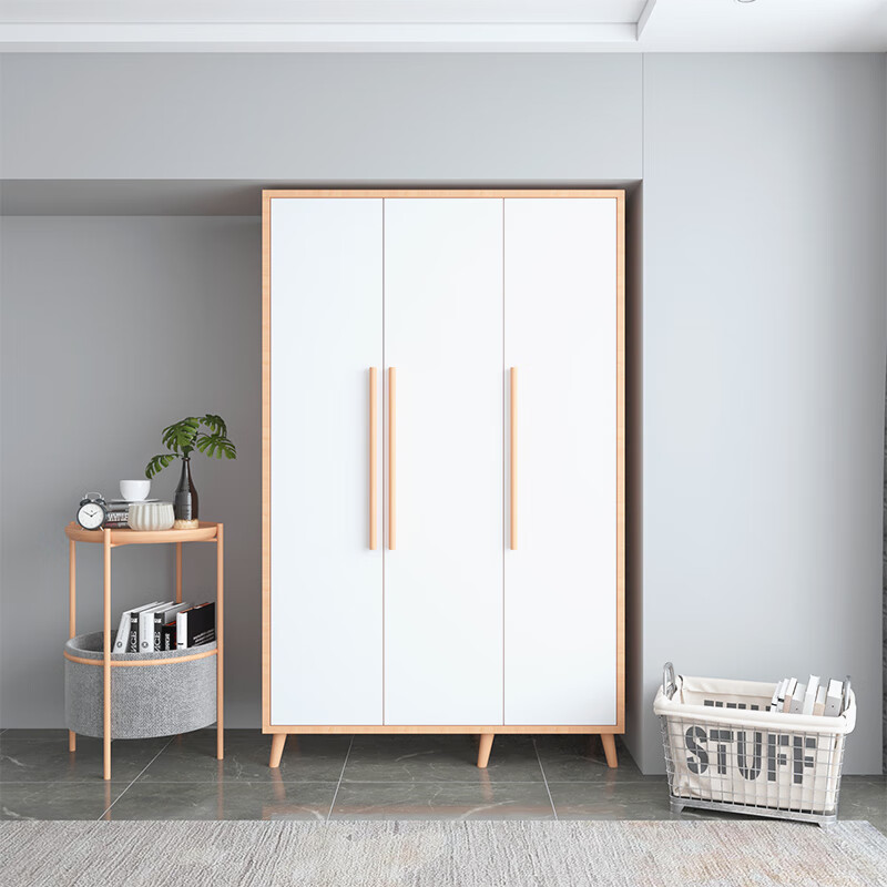 奈高 naigao 北欧板式更衣柜简约现代员工宿舍公寓衣柜储物柜衣帽柜