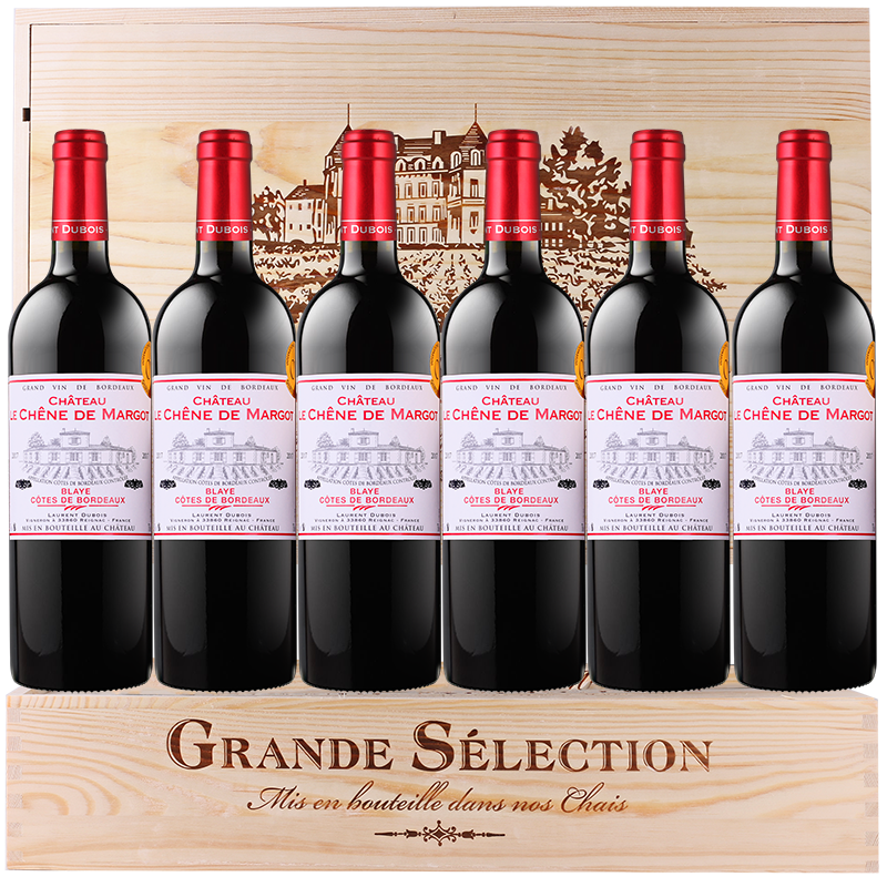 玛格橡树城堡波尔多金奖bordeaux aoc红酒法国原瓶进口梅洛赤霞珠干红