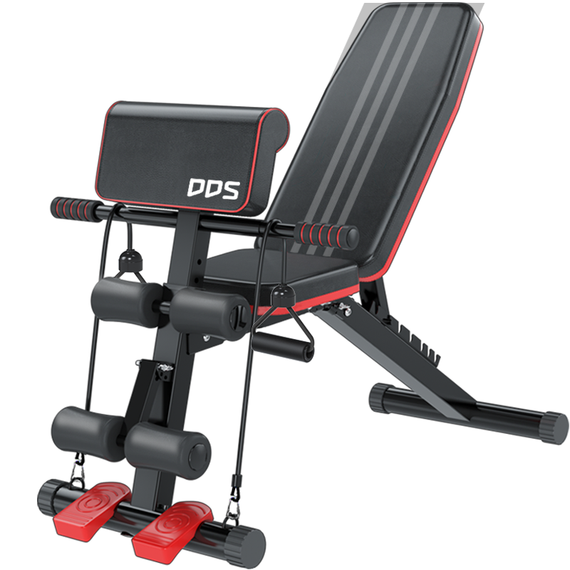 多德士（DDS）哑铃凳折叠卧推凳多功能仰卧起坐器材飞鸟凳1216D