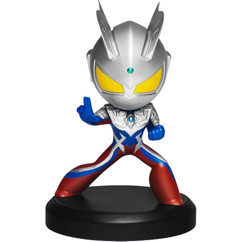 野兽王国奥特曼 赛罗 迪迦 贝利亚 哥莫拉 q版可爱手办摆件套组收礼物