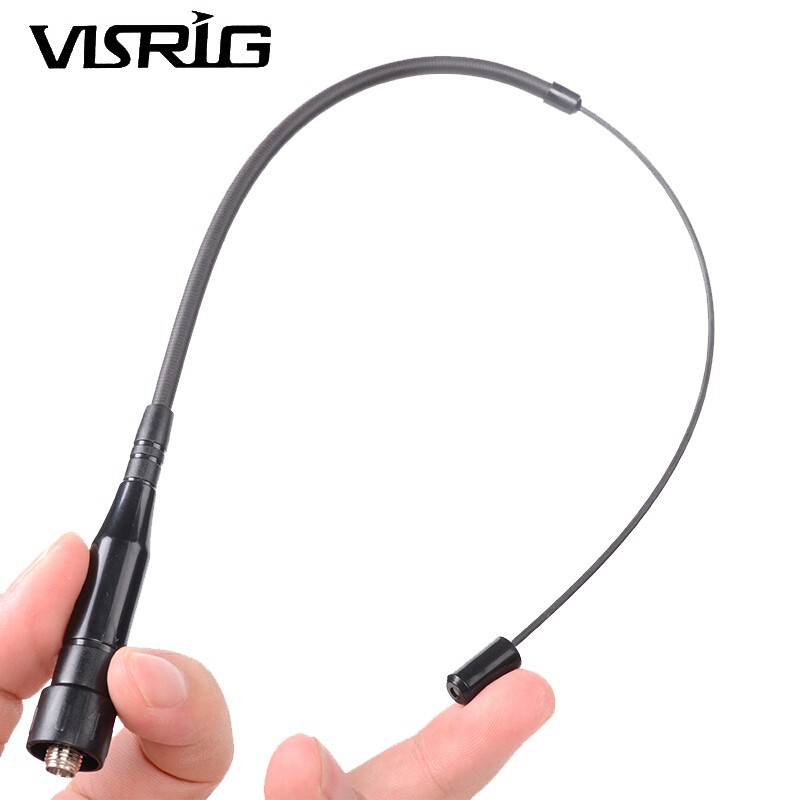 VISRIG 对讲机拉杆天线 高增益可伸缩 手台拉伸天线 对讲机配件 母头 高增益拉杆天线