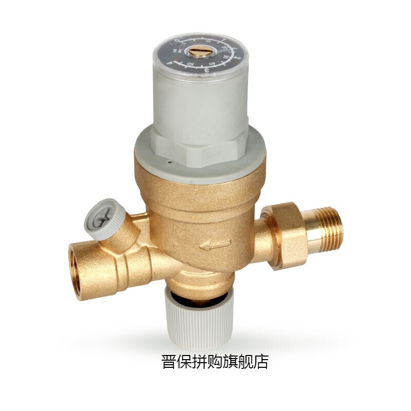 厂家供应中央空调补水阀自动注水阀带刻度自动补水阀 ys5537 压力表