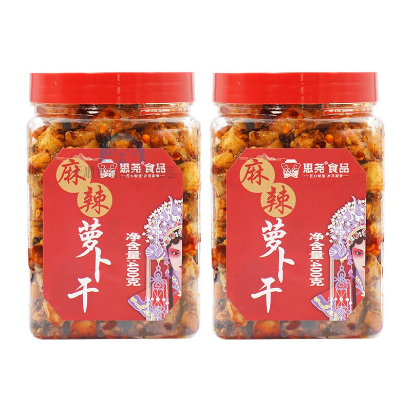 思尧思尧萝卜干 下饭菜泡菜咸菜菜 四川特产川味古镇特产麻辣萝卜干 4