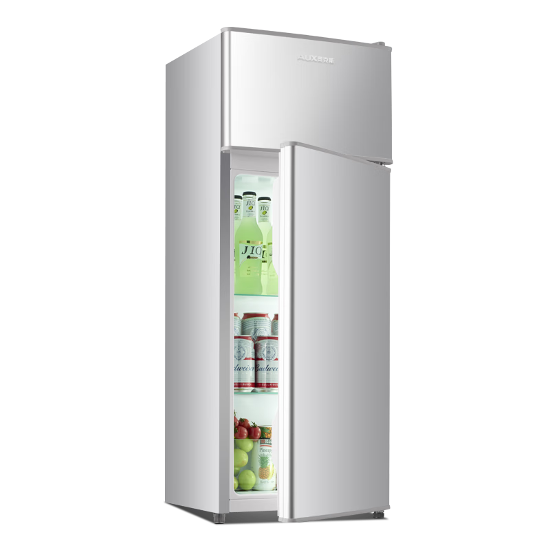 奥克斯（AUX）家用双门迷你小型冷藏冷冻保鲜宿舍租房节能电冰箱 BCD-50K128L