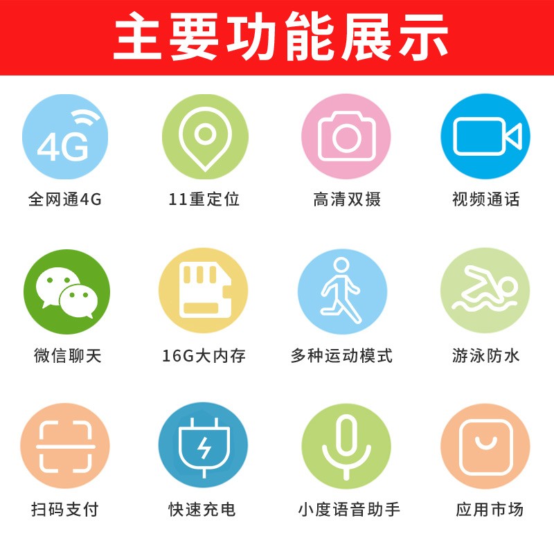 【不打烊七仓发货】华为儿童手表4X电话微信女小孩男学生插卡定位游泳防水视频通话智能学习NFC支付 华为儿童手表4X-新耀款-星云蓝-送大礼包