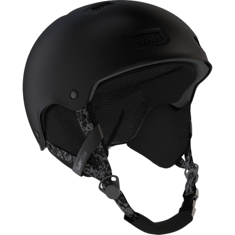 DECATHLON 迪卡侬 滑雪头盔男女单板双板保暖透气安全护具装备高冷黑M-4473634