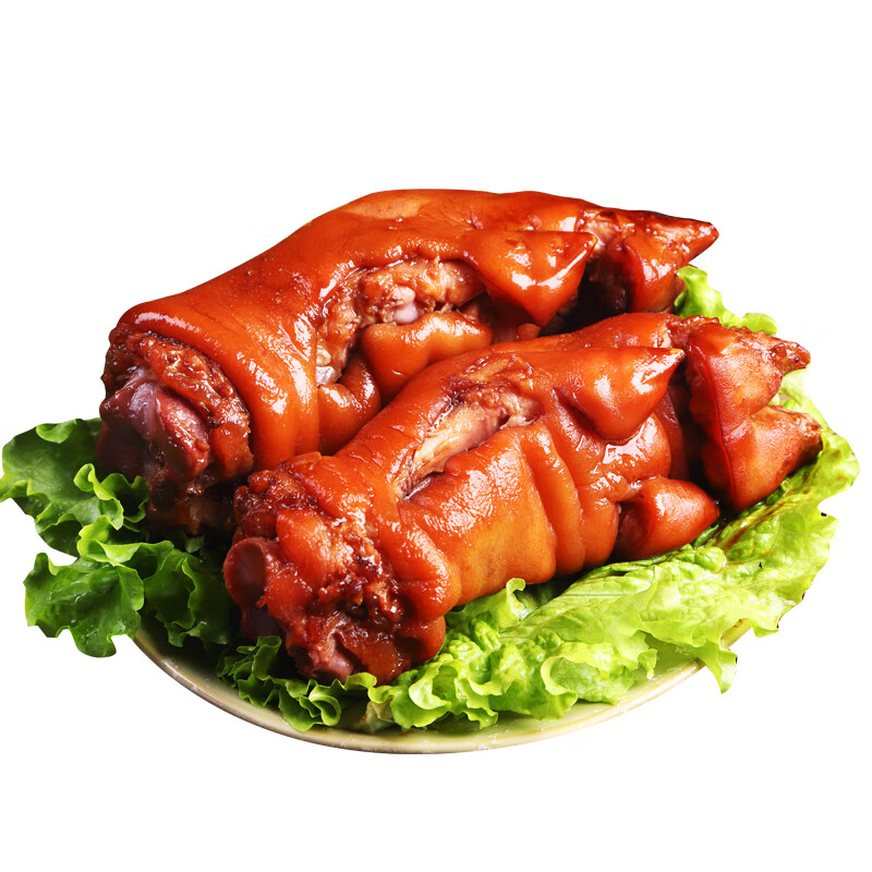 盐津铺子 红烧猪蹄整只卤味熟食真空即食猪手猪脚老汤猪肉酱香零 一整