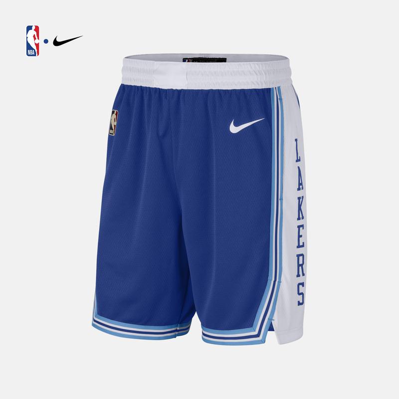 NBA-Nike 洛杉矶湖人队 Classic男子运动短裤 CN1029 暗蓝色 L
