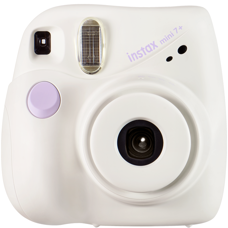 富士instax立拍立得 一次成像相机 mini7+（mini7c/s升级款）白色相纸套装