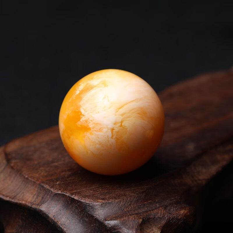 入古蜜蜡白蜜妖孽单珠圆珠配件配饰配珠金刚星月文玩配件散珠隔珠 6mm