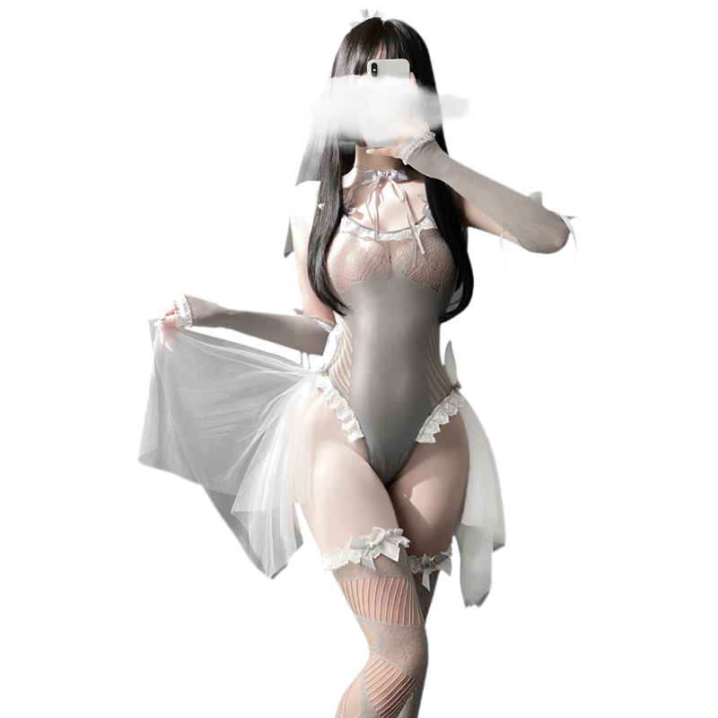 情趣内衣女 浪漫新婚娘连体网衣套装角色扮演豹纹情迷猫女郎连体套装