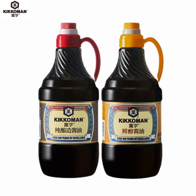 万字 日本龟甲万酱油 0防腐剂0味精0色素特级酱油寿司酱油酿造酱油