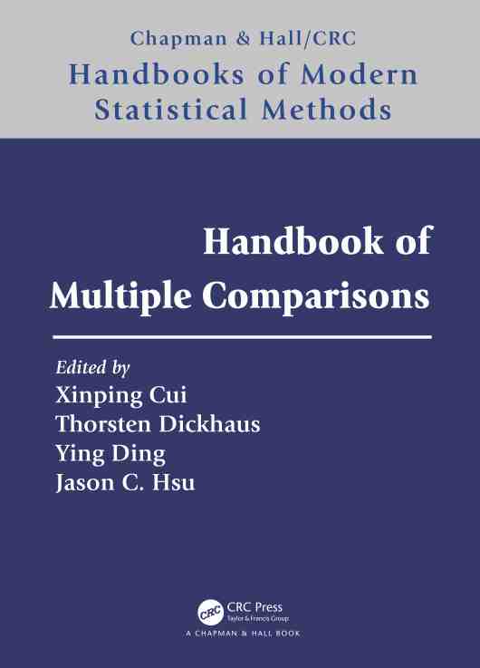 预售 按需印刷 handbook of multiple comparisons