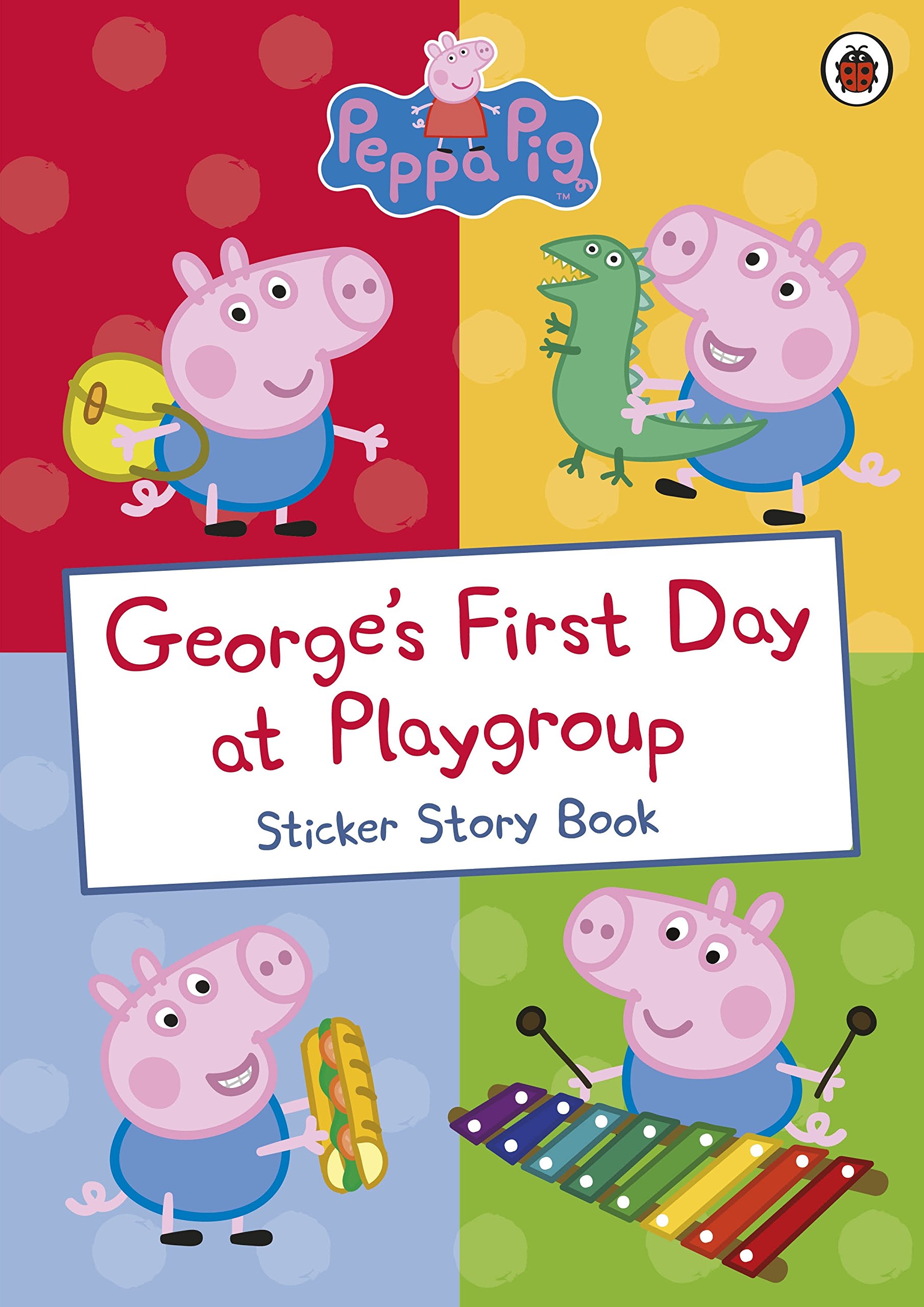 小猪佩奇 粉红猪小妹 英文原版 georges first day at playgroup