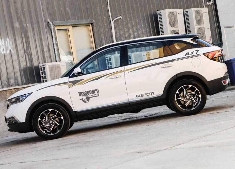 雷静 适用于东风风神ax7车贴 风神ax5拉花个性车身贴 ax4 ax3车身彩条