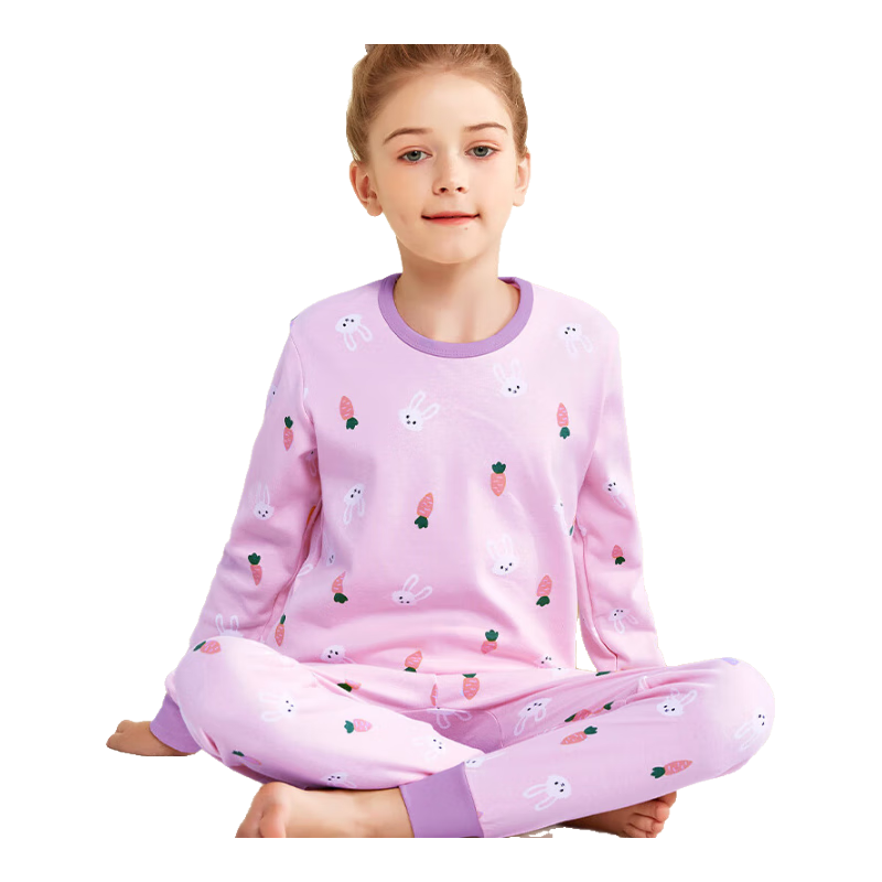 ���ڲ�������ɯ��ͯ������װŮͯ��������־������������ﶬ��ů˯����ë��130 53Ԫ