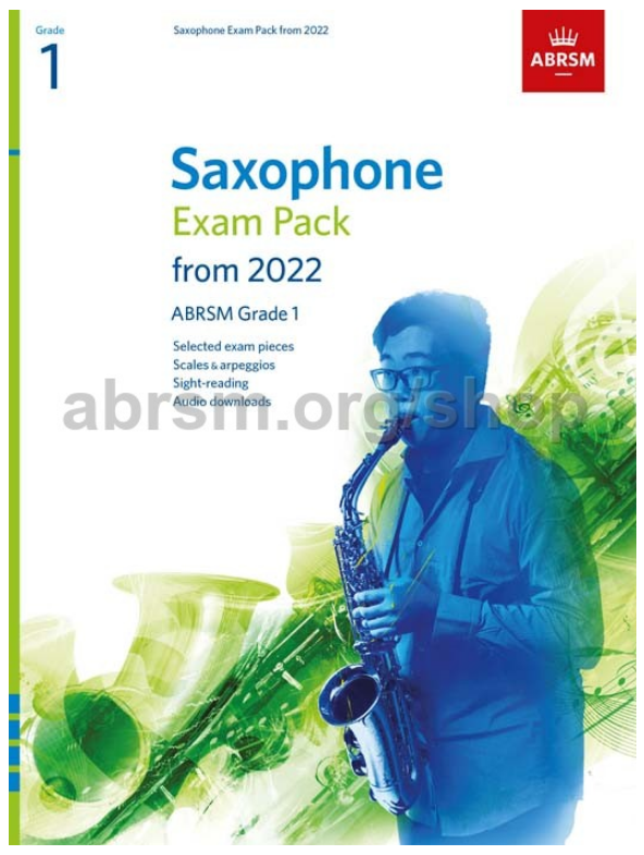 英皇考级2022年版萨克斯考级作品音阶视奏1-5级一二三四五级Saxophone Exam Pack 内附钢琴伴奏谱 萨克斯考级作品音阶视奏第一级Exam Pack