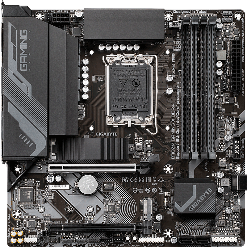 ΣGIGABYTEħӥX B760M GAMING X DDR4 ֧CPU 1390013700KF Intel B760 LGA 1700