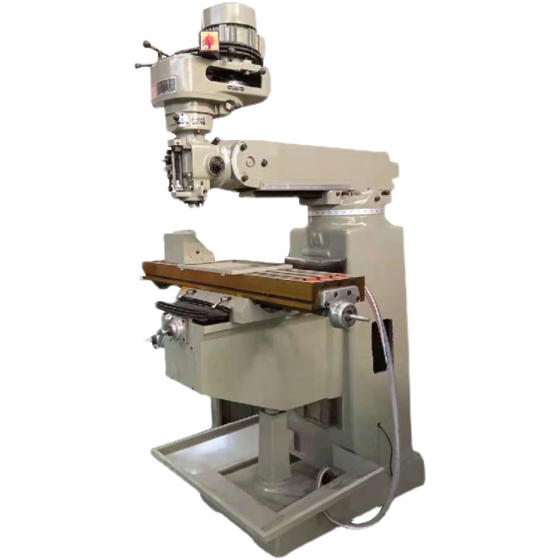 炮塔铣床4/5号立卧两用摇臂选两轴数显走刀器精密立式铣 4号炮塔铣床