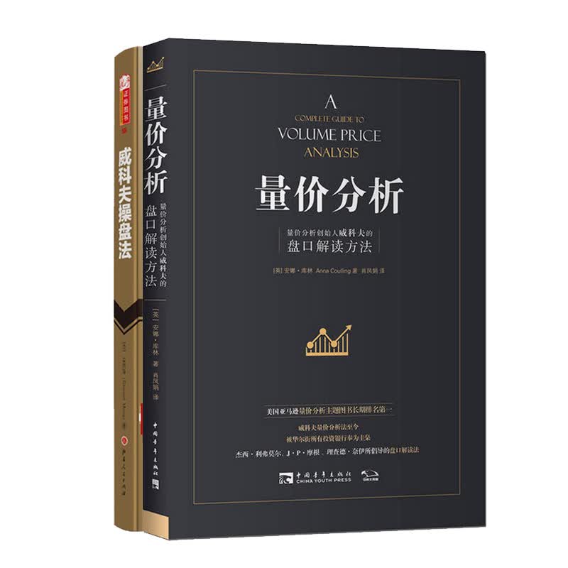 威科夫操盘法+量价分析套装共2册 量价分析创始人威科夫的盘口解读方法 股票期货书大全入门基础知识