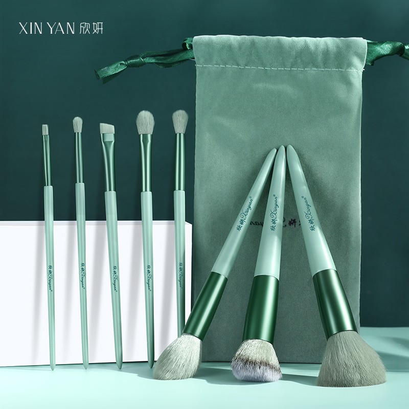 散粉刷腮红刷粉底刷眼影刷晕染刷遮瑕刷唇刷 初学者美妆工具 便携收纳