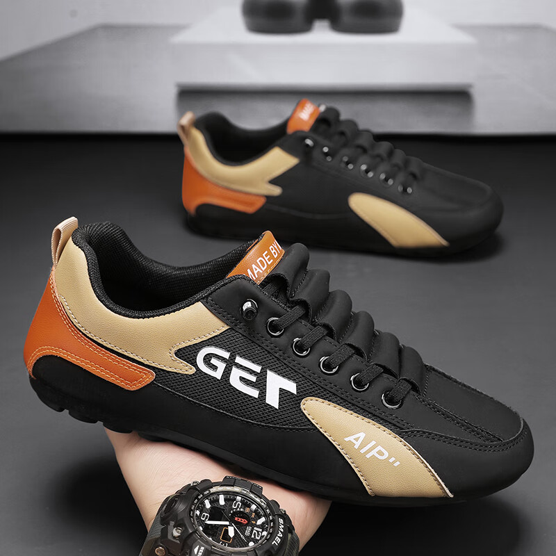 昌祥回力一脚蹬男鞋冬季休闲阿甘平板鞋男士跑步运动软底黑色工作潮鞋