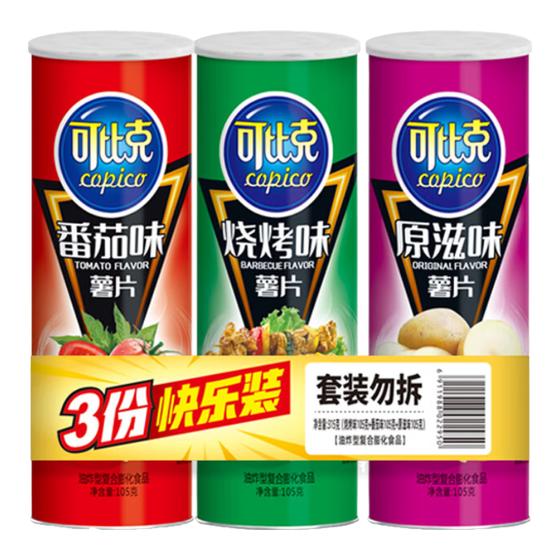 �ɱȿ���Ƭ���װ105g*3��װ�칫��������ʳС�Դ����������ʳƷ����