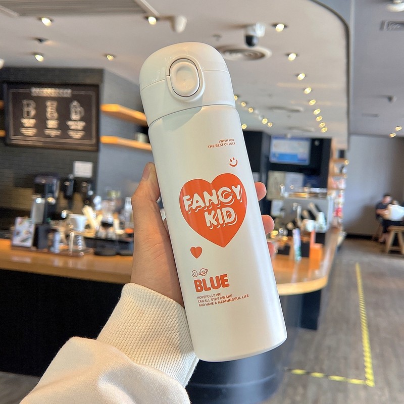 心动爱马仕橙 杯刷 贴纸 380ml