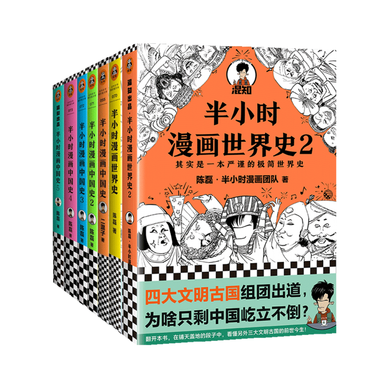 半小时漫画中国史全套7册 京东优惠券