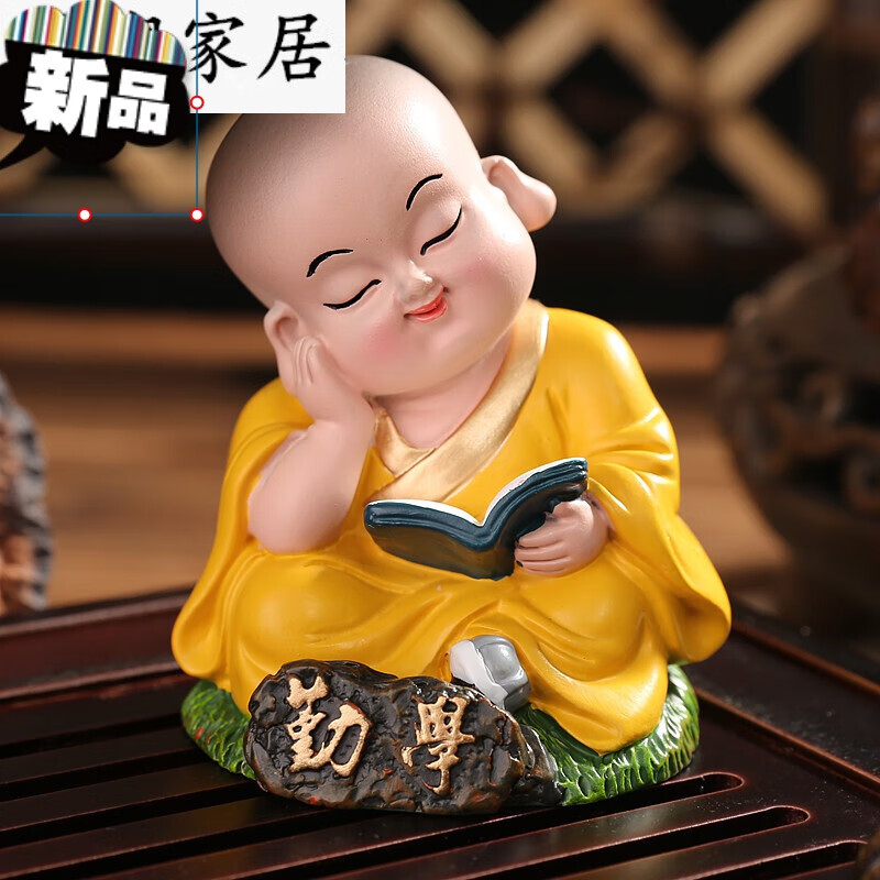 办公桌摆件男 同学朋友生日礼物女生男生办公室桌面小摆件小沙弥小
