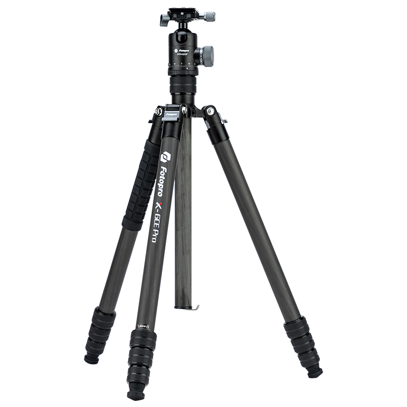 富图宝（Fotopro）X-6CE PRO 佳能索尼尼康相机三脚架云台 可登机可独角可倒置相机摄影碳纤维三脚架