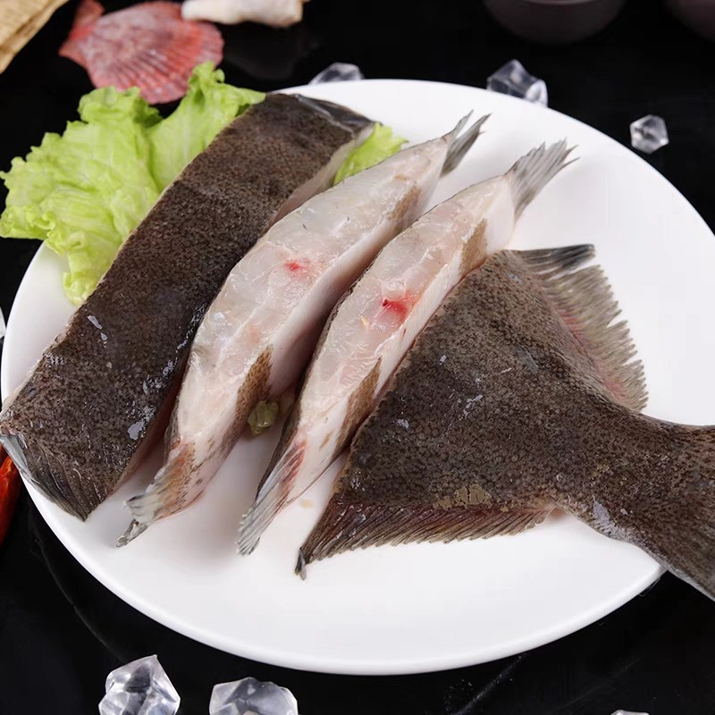 三蟹岛 鸦片鱼 新鲜 比目鱼 鲽鱼  偏口鱼 深海鲽鱼  生鲜鱼类 海鲜水产 7-7.5斤/1条 新鲜鸦片鱼