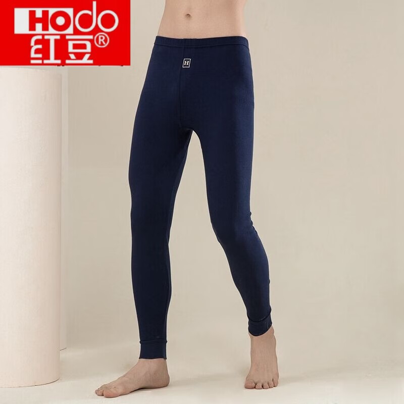 红豆(hongdou)品牌秋裤男纯棉薄款春秋冬季保暖裤男款100%全棉中老年