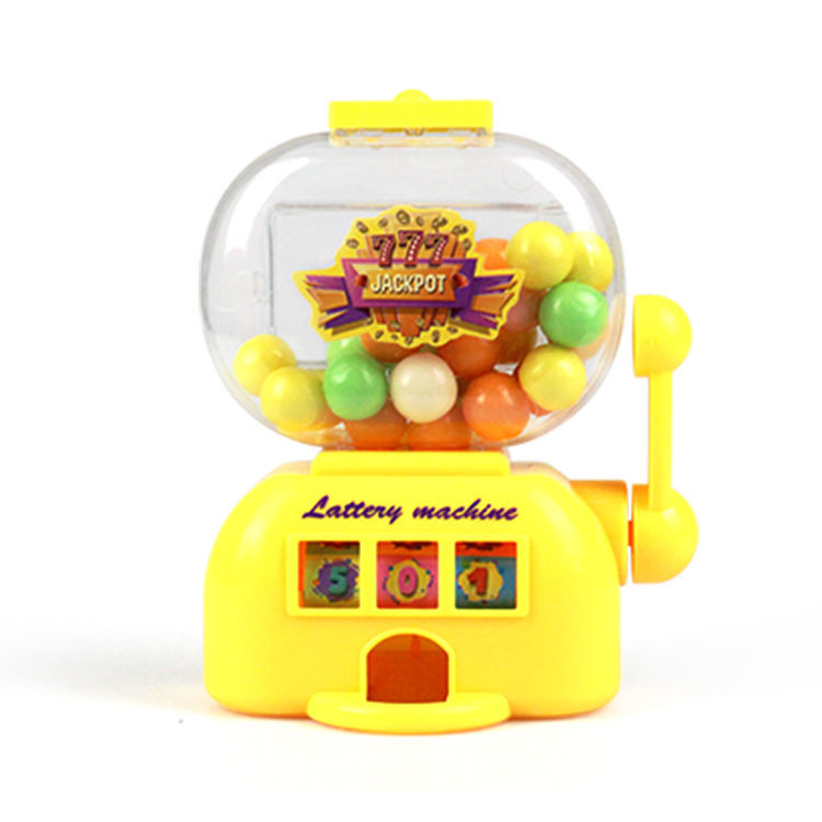 【玩具优品 都是好货】儿童迷你扭蛋机玩具幸运摇奖机小型糖果机少女