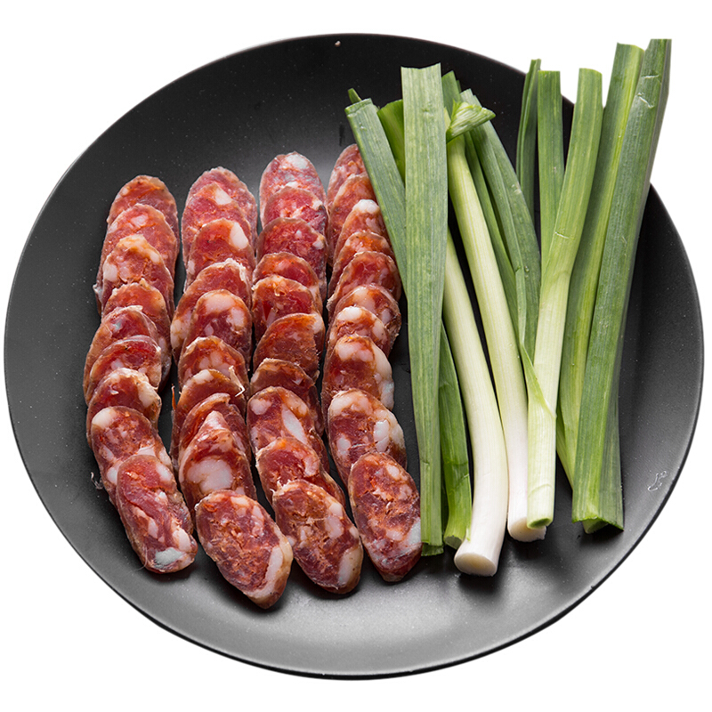 虎钢馋500g湖北荆州特产腊肠香肠 灌肠土猪肉咸农家手工自制松滋