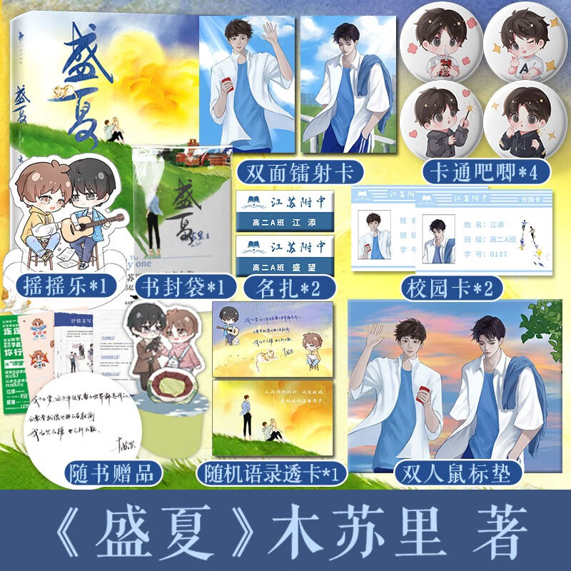 盛夏 畅销书作家木苏里热血青春力作 新增超肥万字番外 晋江高人气原创作品 青春校园小说