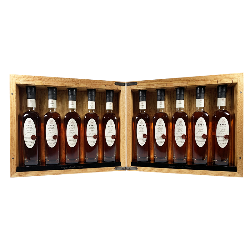 诗贝（Spey）盛酩威 诗贝200ml*10支1990-1999单桶套装威士忌 洋酒 年货送礼