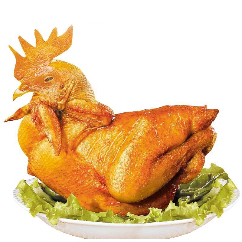 虎钢馋山东扒鸡德州五香扒鸡特产美食卤制熟食烧鸡即食鸡肉零食肉制品