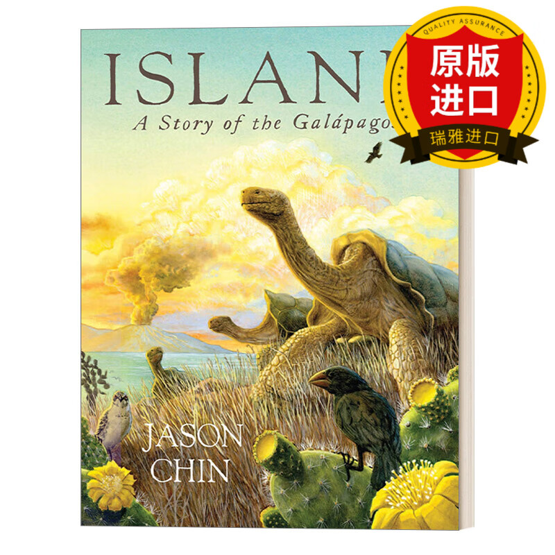 英文原版 island a story of the galapagos 一座岛的600万年 百科