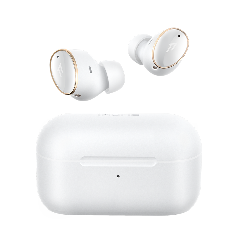 万魔（1MORE）EVO 真无线蓝牙耳机 智能降噪入耳式 游戏运动音乐耳机 高解析音质 EH902 雪瓷白 周杰伦代言