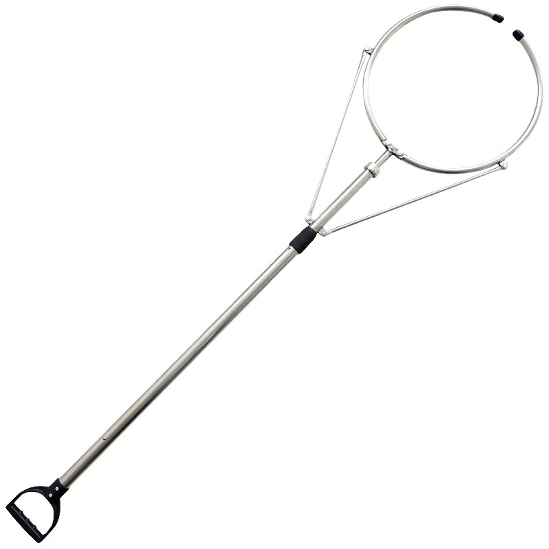 德艾特 不锈钢防暴钢叉 园区安保约束器腰叉 伸缩抓捕器