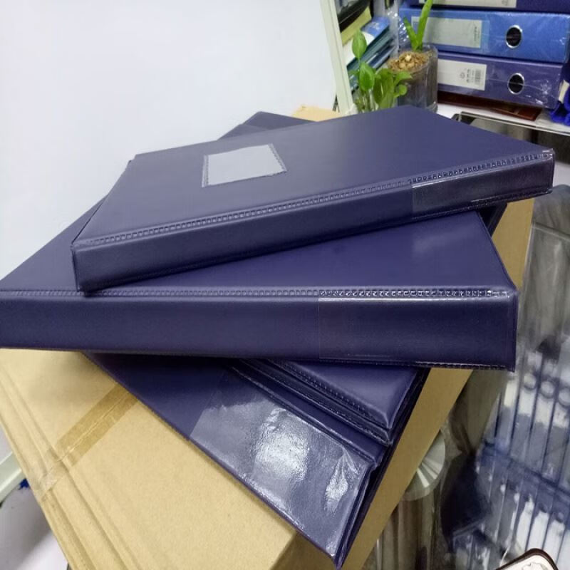 汋约  5个装工程图纸装订夹皮革文件夹a4设计图纸晒图资料册可定做 1.